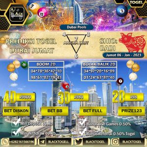 Prediksi Togel Dubai Jumat